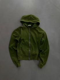 Moss Green Zip-Up