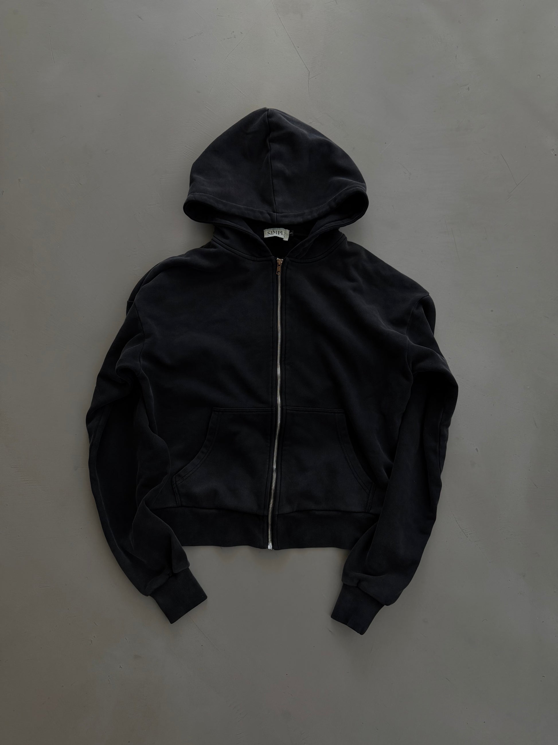 Obscure Black Zip-Up