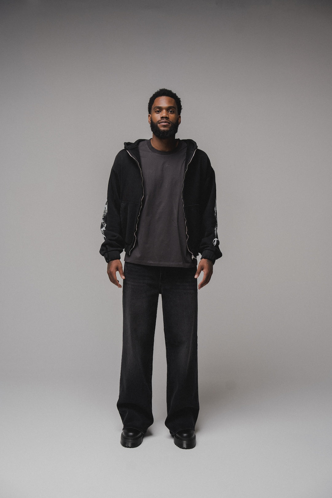 Flamed Logo Zip-Up