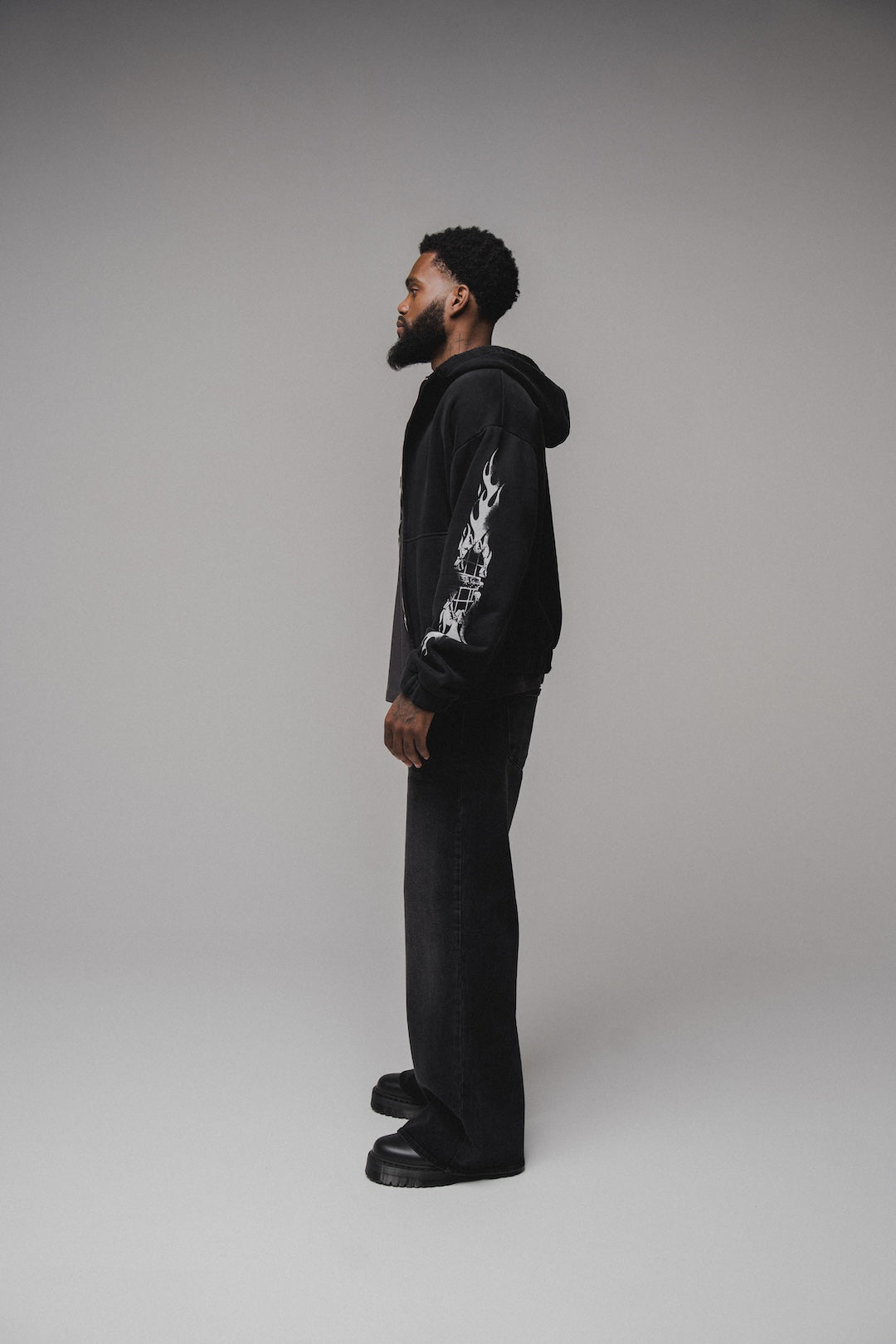 Flamed Logo Zip-Up