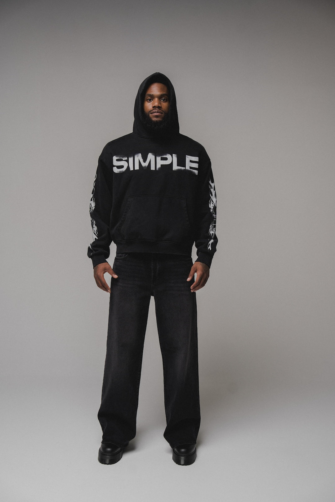 Flamed Logo Hoodie