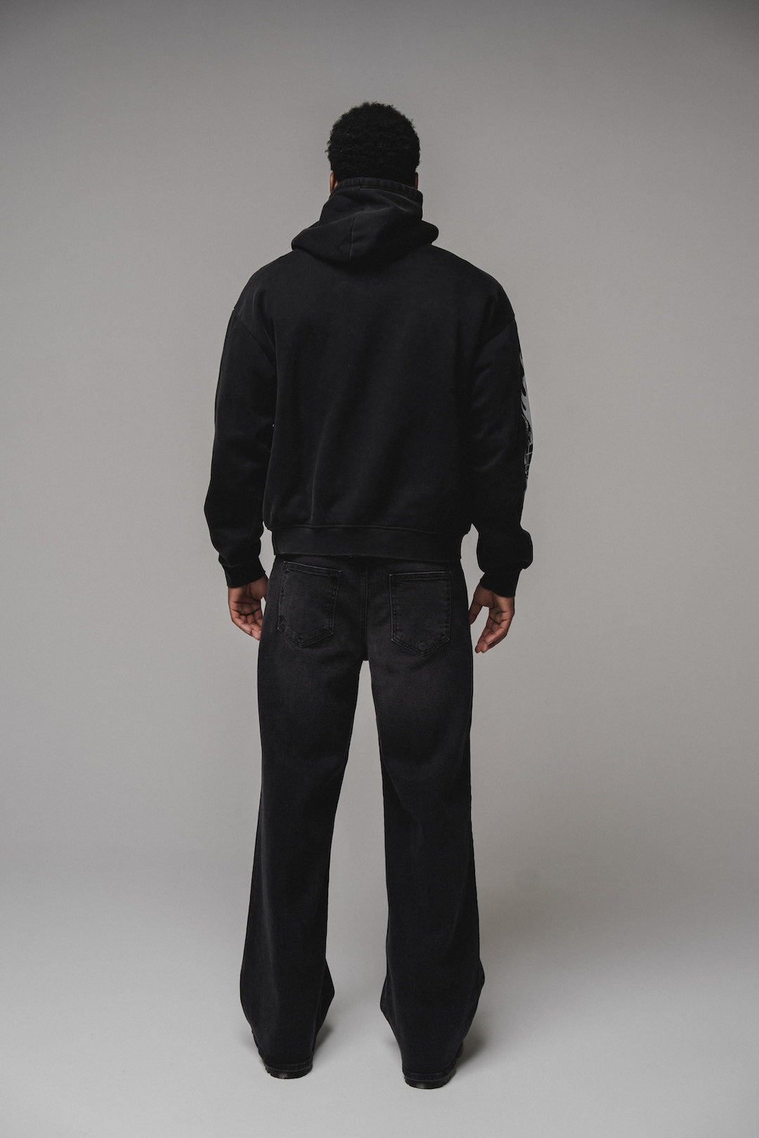 Flamed Logo Hoodie